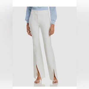 NWT $374 10 Crosby Derek Lam White Flare Pants